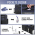 4 SCAVATA Wearable Cleaning Caddy Bag, Cleaning Caddy Supplies Organizer with Handle & Shoulder Straps