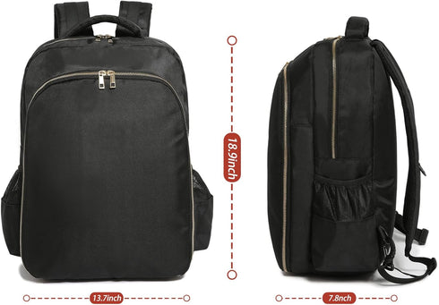 iaodia Backpack Trimmer, Travel Hairstylist Clipper Organizer Bag for Barbers, Portable Bag for Clippers Large Capacity