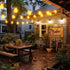 100FT ST38 Bulbs, 2700K Dimmable Outdoor String Lights, Waterproof Patio Lights with Shatterproof Vintage Edison