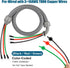 6FT 1/2" 310AWG 90 Non-Metallic Liquid-Tight Conduit Kit, Pre-Wired Electrical Whip with THHN Copper Wires