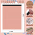 Fuutreo 8 Pcs Colored Legal Pad Writing Pads, 50 Sheets Per Notepad, Office Supplies (Nut Color)