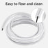 1/2" ID x 25 Ft High Pressure Clear Flexible PVC Tube, Heavy Duty Braided Plastic Vinyl Tubing for Industrial Use