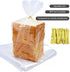 Homrelaxy 500Pcs 550 18 8 4 Inch Plastic Bread Bags for Homemade Bread and Ties, x x Reusable Clear Loaf Bags