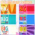 6 Pack Teling Very Big Thank You Cards with Envelope Jumbo Appreciation Greeting Cards Oversized Funny Thank You