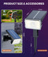 1 Pack IP67,Spotlights 6 Changing+10 Solar Outdoor Lights Waterproof Colors Lighting Modes Christmas Easter Solar