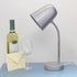 LD1075-SLV 15.28" Simple Designs Sleek Essentials Minimalist Metal Desk Task Lamp, for Office, Desk, Nightstand, Dorm