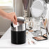 ZOOFOX Set of 2 Mini Trash Cans with Swing Lid, Brushed Stainless Steel Countertop Garbage Bins for Office
