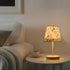 3 ALAZA Bedside Lamp Pink Rose Floral Roses Table Lamp for Bedroom Desk Lamp with USB Port LED Nightstand Color