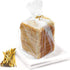 Bread Bags with Ties, 100 Clear Reusable Bags and 100 Ties for Homemade Bread and Bakery Loaf