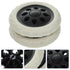 6.3 Inch 2 Pack EXCEART Heavy Duty Shopping Cart Caster Wheels Replacement for Trolley Utility Cart Rubber Rolling