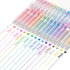 EooUooIP 16 Pieces Glitter Gel Pens, Fine Point 0.5 MM Quick-Drying Ink for Coloring and Doodling