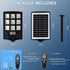 Outdoor,IP66 Remote,6500K FEIERYA Solar Lights Waterproof Solar Street Lights with Motion Sensor & Dusk to Dawn