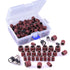 AUSTOR 252 Pieces Sanding Drum Kit with Free Box, 240 Drum Sander Sleeves and 12 Drum Mandrels for Dremel Tool