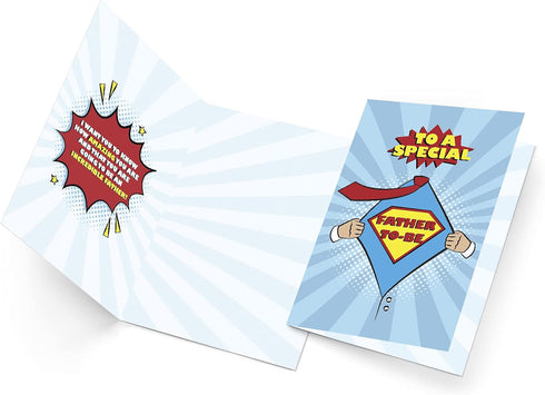 Prime Greetings Father's Day Card for Expecting Dad, Eco-Friendly Thick Card Stock with Premium Envelope