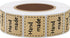 Hybsk Kraft Handmade Stickers, 1 Inch Square, 1,000 Adhesive Labels Per Roll