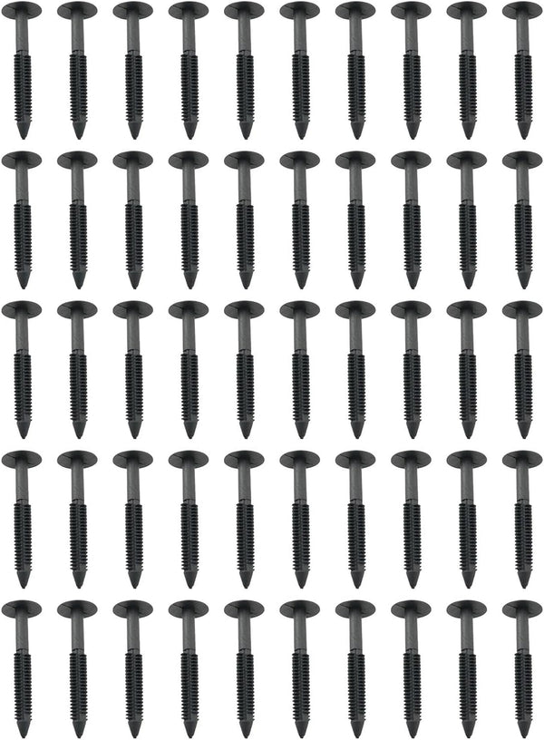 TAODAN 50PCS Nylon Rivet Press-on Blind Rivet 2 in/5.08 cm Vinyl Shutter Fastener