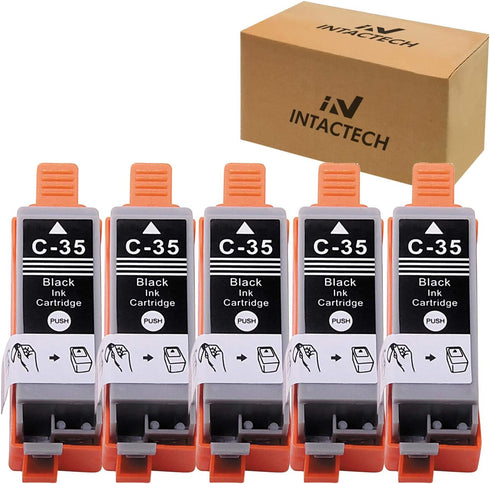 PGI-35 Black Compatible Ink Cartridges Replacement for Canon PGI-35 CLI-36 for Pixma iP110 iP100 mini260 mini320 tr150