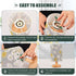 Aslsiy (7) Bedside Table Lamp Cute Daisy Flower Kids Nightstand Lamp Night Light Fabric Shade for Bedroom Living Room