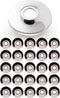 F-25350-25 3/8 inch IPS Sure Grip Flange Escutcheon Plate for Steel Tubing, Shallow, Chrome (Pack of 25)
