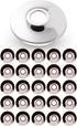 F-25350-25 3/8 inch IPS Sure Grip Flange Escutcheon Plate for Steel Tubing, Shallow, Chrome (Pack of 25)