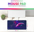 Gaming Mouse Pad 24x12 Inch, Large Purple Galaxy Space XXL Non-Slip Rubber Mouse Pad for Computers Laptop Office