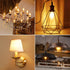 ROMANJOY F15 4W LED Light Bulbs, E26 Medium Base, Dimmable 2700K Warm White, 40W Equivalent, 4-Pack