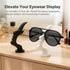 PITFEROCE 2 Pack Eye Glasses Holder Stand, Face Shape Glasses Holder for Desk and Nightstand, Modern Abstract Art