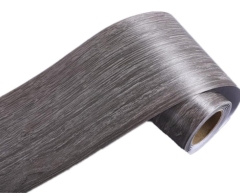 Amhao 5Meters Self-Adhesive Wood Grain Repair Tape, Dark Grey Repair Tape for Desk Chair Furniture