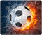 Sport Rectangle Gaming Mousepad, Cool Soccer Ball Art, Amazing Football Pattern Mouse Pad for Computer Desk