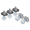 uxcell #12 x 3/4" Self Drilling Screws, 25pcs Zinc Plated Steel Roofing Screws with Rubber Washer for Metal