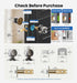 Set 2-Pack, Veise Keys Alike Door Knob Bedroom Door Lock with Keys, Heavy-Duty Rust-Proof Construction, Door Handle