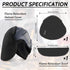 Exclaith 2 Set Pcs Welding Helmet Cover and Helmet Bib Helmets Extended Cover with Press Fit Seal Full Protection