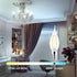 Bulbs Dimmable, E12 40W CA10 5000K 24 Pack Sigalux Candelabra LED Chandelier Flame Tip Candle Light, Daylight