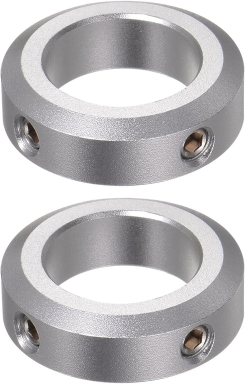 HARFINGTON 2pcs Shaft Collar Set Screw Aluminum Alloy 22mm Bore for Wheel Barrow Axle