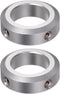 HARFINGTON 2pcs Shaft Collar Set Screw Aluminum Alloy 22mm Bore for Wheel Barrow Axle