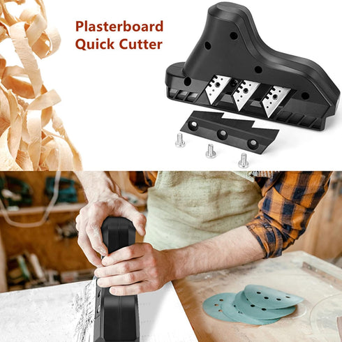Plasterboard Fast Cutter, Gypsum Board Hand Plane Drywall Edge Chamfer Woodworking Tool
