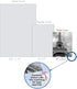 The Best Card Company - 20 All Occasion Blank Greeting Cards (4 x 5.12 Inch) - Towering Paris AM7028OCB-B2x10 (10