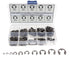 300PCS E-Clip External Retaining Ring Assortment Set in Black Alloy Steel