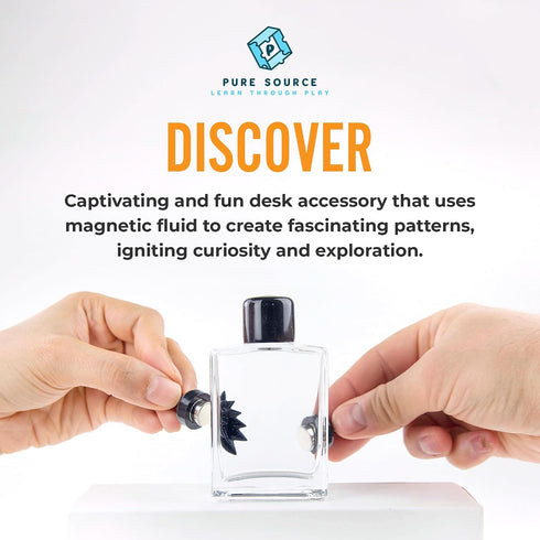 Ferrofluid Magnetic Display Science Education Magnetism Kit Interactive Liquid Metal Physics Demonstration Executive
