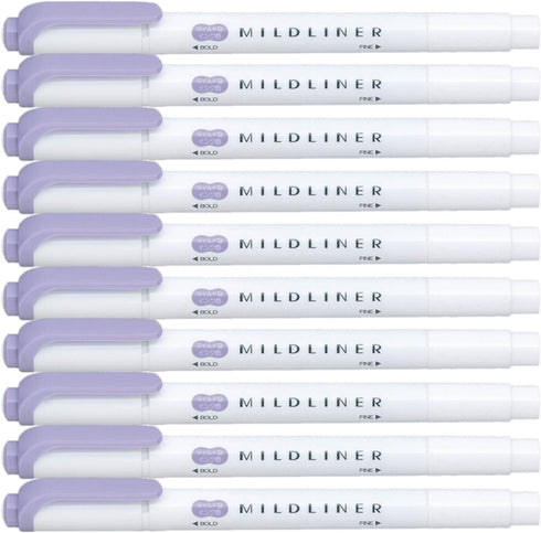 Highlighter Pen Markers, Mild Violet (WKT7-MVI) - x10
