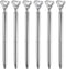 PATIKIL 6 Pack Black Ink Ballpoint Pen, Crystal Diamond Twist Metal Pen 1.0mm Medium Point for Journaling Style 1
