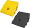 YYDS Curb Ramps,Plastic Lightweight Curb Ramp -2pcs,Protable Threshold Ramps,19.5" L x 10.5" W