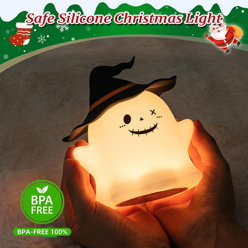 1800mAh Dimmable 30 Timmer Rechargeable Night Light, LED Silicone Nightlight for Kids, RGB Color Glow, Mins Bedside