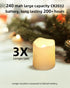 SHYMERY Flameless Votive Candles - 24 Pack, 200+ Hour Battery Operated LED Tea Lights for Wedding and Christmas
