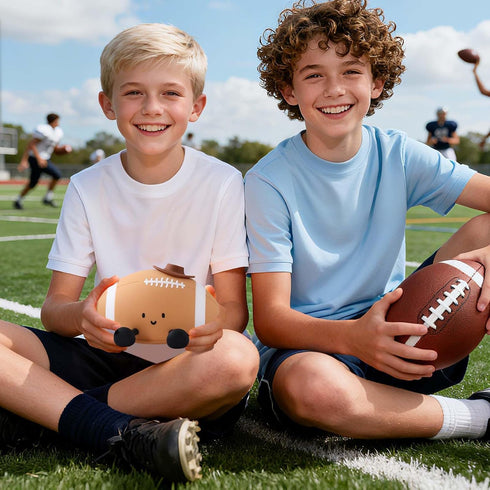 Dimmable 116 Bailey Baby Football Squishy Silicone Night Light, Touch Light Up Football for Kids & Toddlers, Soft Glow