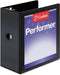 Cardinal Performer 3-Ring Binder, 5", Locking Slant-D Rings, 1,050-Sheet Capacity, Black