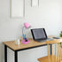 LD1067-PNK Simple Designs Compartmental Desk Lamp with iPhone/iPad/Tablet Stand, Bendable Gooseneck, for Office, Living