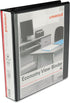 Universal 20971 Economy Round Ring View Binder, 1-1/2-Inch Capacity, Black