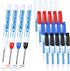 SATINIOR 20 Pcs Deep Hole Marker Pens, Waterproof Deep Reach Markers for Carpenters, Builders, Construction, 4 Ink