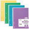 Mead Spiral Notebook, 4 Pack, 1-Subject, Wide Ruled, 70 Sheets per Notebook, 7-1/2" x 10-1/2", Colors Vary (72873)